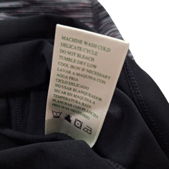 Tangerine XL Black & White Space Dye Double Layer Athletic Tank Top Racerback - Picture 6 of 6